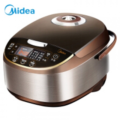 美的（Midea）電飯煲 5L大容量 氣動渦輪防溢鍋 金屬機身電飯鍋MB-WFS5017TM