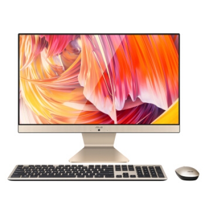 華碩（ASUS） 一體機電腦全套 V221/V4000家用辦公學習高清電腦多功能 21.5英寸IPS 星耀黑 Intel 64位/4G/256G固態(tài)