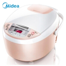 美的（Midea）電飯煲 微壓蒸汽閥 24小時預約 黃晶內(nèi)膽3L電飯鍋MB-WFS3018Q